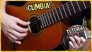 ¡Como tocar cumbias paso a paso🧐! - ¡Obligado para guitarra 💪! - Compás, rasgueo y bajeos✨