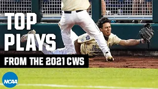 Top defensive plays from the 2021 College World Series
