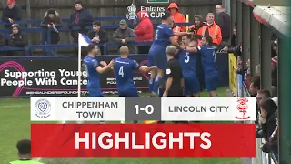 Sensational Backheel Goal Causes Upset | Chippenham Town 1-0 Lincoln City  | Emirates FA Cup 2022-23