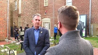 8News interview with Virginia Gov. Ralph Northam on Interstate 95 shutdown in Fredericksburg