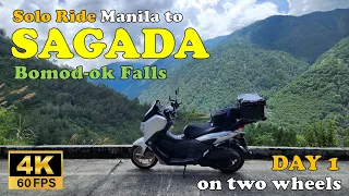 Sagada Solo Ride Adventure Bontoc-Banaue Road Bomod-ok Falls | NMAX (4K)