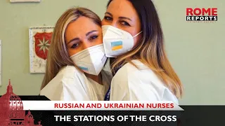 #Russian 🇷🇺 and #Ukrainian 🇺🇦 nurses to participate in Stations of the Cross at the Colosseum