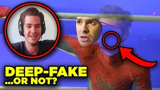 SPIDERMAN NO WAY HOME Andrew Garfield "Leak" Explained! (VFX Analysis)