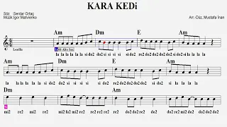 KARA KEDİ--Am--:Guitar,Keyboard,Flute,Melodica,Violin,Ukulele,Recorder.