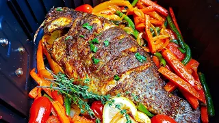 Tasty Air Fryer Whole Fish Recipe | Super Easy Air Fryer Tilapia