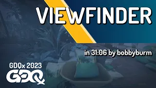 Viewfinder by bobbyburm in 31:06 - Games Done Quick Express 2023