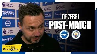 De Zerbi: We Must Keep Belief | Brighton 0 Man City 4