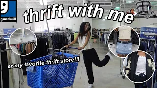 THRIFT WITH ME ♡ juicy couture, true religion, lowrise jeans, guess + more! (try on haul)