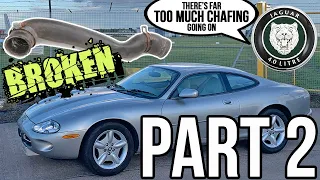 Cheap Jaguar XK8 Part 2 - It broke... Top Hose Coolant Loss Explained and Fixed