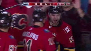 Flames score 5 in third period comeback