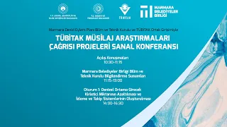 CANLI – Çevrimiçi Salon A | TÜBİTAK Müsilaj Araştırmaları Çağrısı Projeleri Sanal Konferansı