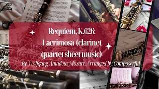 requiem, k.626: lacrimosa - wolfgang amadeus mozart (arranged by composerful)