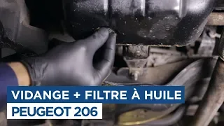 Comment faire la vidange - Peugeot 206 1.4Hdi