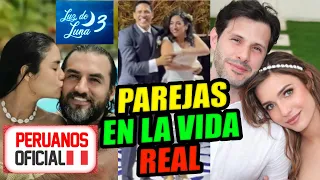 PAREJAS EN LA VIDA REAL DE  LOS ACTORES DE LUZ DE LUNA 3 (CONOCE A LOS NUEVOS PERSONAJES)