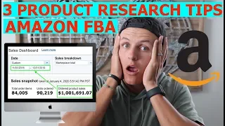 Amazon FBA Product Research Tips for Beginners!