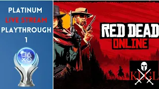 🔴 Red Dead Redemption 2 Online  LIVE STREAM Platinum Playthrough 1