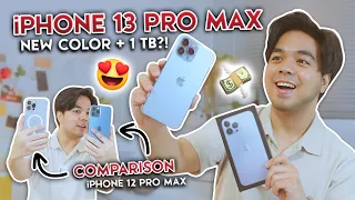 iPhone 13 Pro Max Unboxing (First Impressions & Comparison Review) 📱💸 • Red Diaz