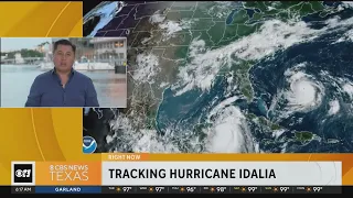 Tropical storm Idalia strengthens to hurricane