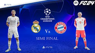 FC 24 - Real Madrid Vs Bayern Munich | UEFA Champions League Semi Final Full Match |PS5™ [4K60]