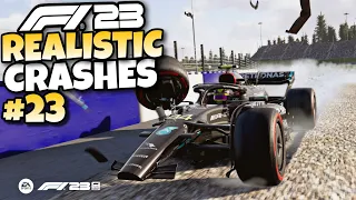F1 23 REALISTIC CRASHES #23