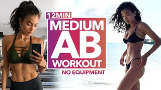 12MIN MEDIUM AB WORKOUT || KELLY GALE