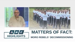 Challenges to Moro rebels' decommissioning | Matters of Fact