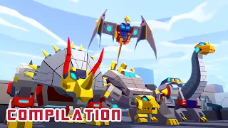 Meet the Dinobots | Cyberverse Season 4 | Compilation | Transformers Official