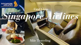 Singapore Airlines First Class B777-300ER SQ631 Tokyo Haneda to Singapore