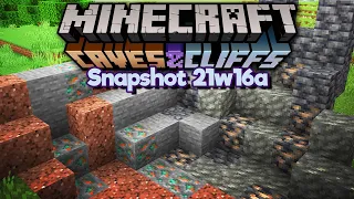 Searching for Giant Ore Veins! ▫ Minecraft 1.17/1.18 Snapshot 21w16a ▫ Caves & Cliffs Update