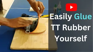 Gluing Table Tennis Rubber | Multiple Layers of Glue