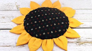 3 Flowers Shaped Doormat Ideas that you can make at Home | Reuse Old Clothes | Doormat Making