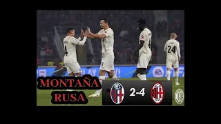 MONTAÑA RUSA!! BOLOGNA- MILAN 2-4