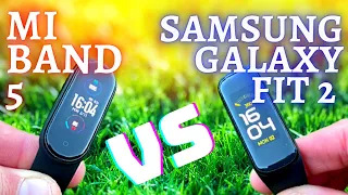 Samsung Galaxy Fit 2 vs Mi Band 5 Comparison & Review | 2020 Budget Trackers From Tech Giants