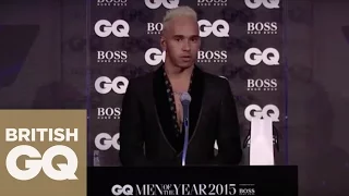 Lewis Hamilton Accepts Sportsman of the Year | Men of the Year Awards 2015 | British GQ