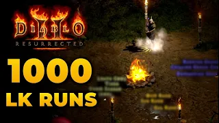 Diablo 2 Resurrected - 1000 Lower Kurast runs - Hunt for Enigma!!