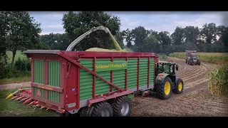 mais hakselen 2022 | Harvesting maize | Claas Jaguar 850 | Fendt vario 828 | 2X John-Deere 6175R