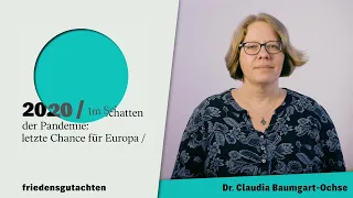 Friedensgutachten 2020: Im Schatten der Pandemie - Dr. Claudia Baumgart-Ochse
