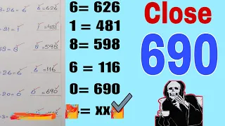 Thai lottery 3up single | Confirm Close digits till 690 | Thai Lottery result today