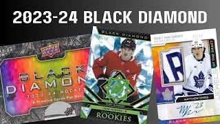 HOW MUCH PER BOX?!? | 2023-24 Upper Deck Black Diamond Hockey Hobby Box Opening