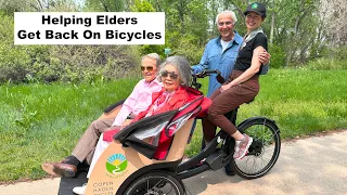 Taking Elders On Bike Rides-Cycling Without Age in Boulder