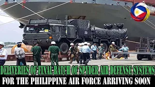 Deliveries of Final Batch of SPYDER Air Defense Systems for the Philippine Air Force Arriving Soon