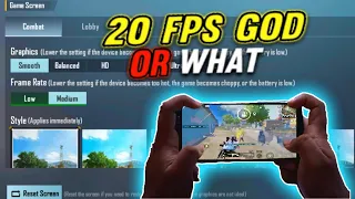 Solo vs squad in 20 fps device ⚡ Low end device bgmi gameplay | 2GB Ram bgmi montage