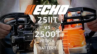 Echo 2500T Review & Cut Speed vs 2511T - Petrol vs Battery