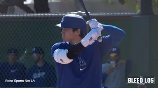 WATCH: Shohei Ohtani first LIVE BP and he hits a Home Run FULL VIDEO