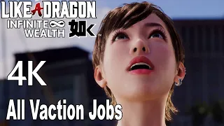 Like a Dragon Infinite Wealth All Aloha Happy Vacation Activities Jobs Cutscenes 4K