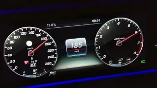 2018 Mercedes S560 0-260 acceleration