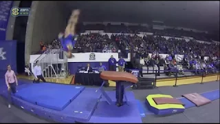 Alex McMurtry (Florida) 2018 Vault vs Kentucky 9.9