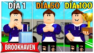 SOBREVIVÍ 100 DÍAS EN LA CARAVANA de BROOKHAVEN - Roblox YoSoyLoki