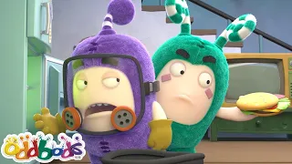 ODDBODS Cartoons | Clean Jeff VS Lazy Zee! 🧼 | Fun Cartoons For KIDS | Full EPISODE