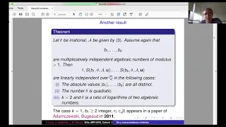 A variation of a transcendence criterion of Adam-czewski, Bugeaud and Luca by Florian Luca